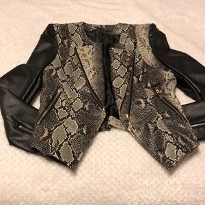 Snake skin jacket
